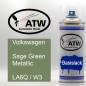 Preview: Volkswagen, Sage Green Metallic, LA6Q / W3: 400ml Sprühdose, von ATW Autoteile West.